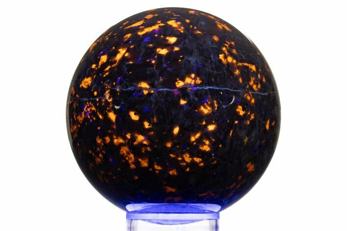 Fluorescent Polished Sodalite-Syenite Sphere - China #319427